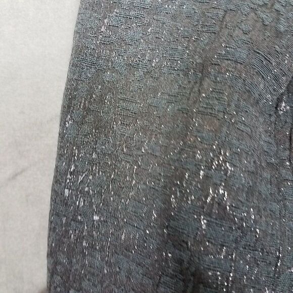 Banana Republic Skirt Size 6 Black Shiny Textured Pencil Straight Career Dressy - Picture 6 of 15